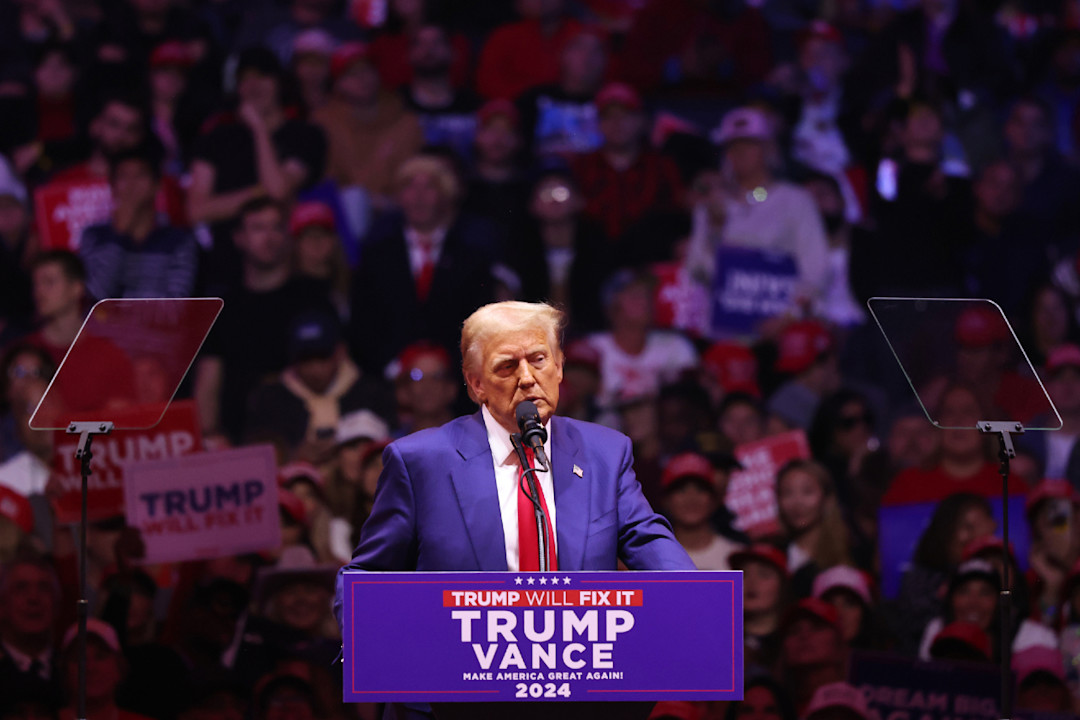 Donald Trump Holds Campaign Rally At Madison Square Garden In NYC (Photo by Michael M. Santiago/Getty Images)