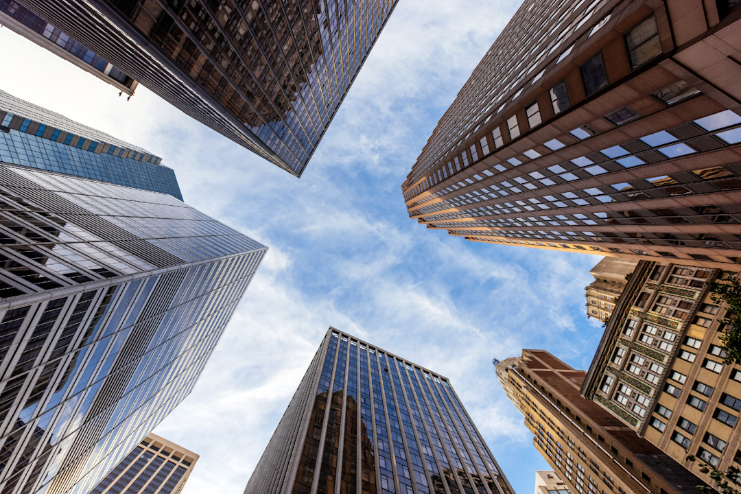 Skyscrapers in Manhattan Financial District, New York City, USA - GettyImages