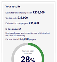 Pension calculator